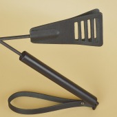 Черный кожаный стек «Сириус» - 60 см. - Sitabella - купить с доставкой в Волжском