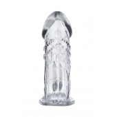 Прозрачная насадка на пенис Uco - 13 см. - A-toys - в Волжском купить с доставкой