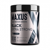 Черные утолщенные презервативы MAXUS Extra Strong с железным кейсом - 15 шт. - Maxus - купить с доставкой в Волжском