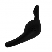 Чёрное эрекционное виброкольцо Thimble - Baile - в Волжском купить с доставкой