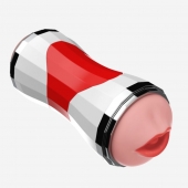 Двусторонний мастурбатор в колбе Power Grip Cup - вагина и ротик - Boys of Toys - в Волжском купить с доставкой