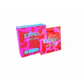 Презервативы с разогревающим эффектом Expert Hot Love - 3 шт. - Expert - купить с доставкой в Волжском