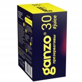 Ароматизированные презервативы Ganzo Juice - 30 шт. - Ganzo - купить с доставкой в Волжском