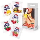 Набор из 5 саше съедобных смазок Tutti-Frutti - Биоритм - купить с доставкой в Волжском
