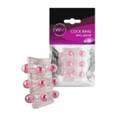 Прозрачная сквозная насадка на пенис с цветными шариками - Erowoman-Eroman - в Волжском купить с доставкой