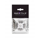 Эластичное эрекционное кольцо с черными «ресничками» - Sextaz - в Волжском купить с доставкой