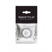 Эластичное эрекционное кольцо с длинными черными «ресничками» - Sextaz - в Волжском купить с доставкой