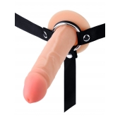 Мужской полый страпон на регулируемых ремнях - 18,5 см. - Sex Expert - купить с доставкой в Волжском