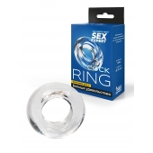 Прозрачное эрекционное кольцо-бублик - Sex Expert - в Волжском купить с доставкой