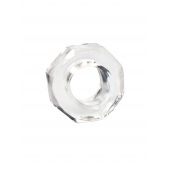 Прозрачное эрекционное кольцо в форме гайки - Sex Expert - в Волжском купить с доставкой