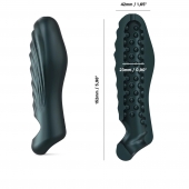 Серая силиконовая насадка на пенис с подхватом Manwan Ryzer - Manwan - в Волжском купить с доставкой