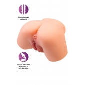 Телесный реалистичный мастурбатор-полуторс с 2 любовными входами - No Name - в Волжском купить с доставкой