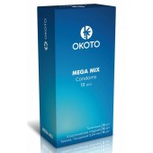 Презервативы OKOTO Mega Mix - 18 шт. - Sitabella - купить с доставкой в Волжском