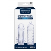 Набор из 2 прозрачных насадок на член Seductive Tickler Sleeves Set - NMC - в Волжском купить с доставкой