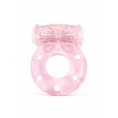 Розовое эрекционное виброкольцо с бабочкой - 1137 - в Волжском купить с доставкой