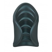 Серый сквозной мастурбатор с вибрацией Manwan Starter - Manwan - в Волжском купить с доставкой