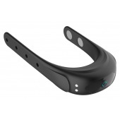 Черное эрекционное виброкольцо на ремешках - Boys of Toys - в Волжском купить с доставкой