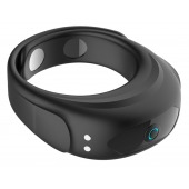 Черное эрекционное виброкольцо на ремешках - Boys of Toys - в Волжском купить с доставкой