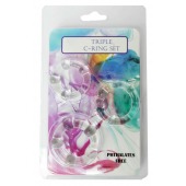 Набор из 3 эрекционных прозрачных колец - Boys of Toys - в Волжском купить с доставкой