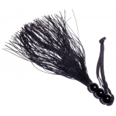 Черная силиконовая плетка - 25,4 см. - Boys of Toys - купить с доставкой в Волжском