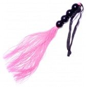 Розовая силиконовая плеть - 35,5 см. - Boys of Toys - купить с доставкой в Волжском