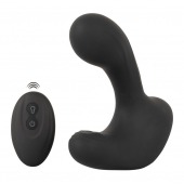 Черная анальная вибропробка с функцией расширения RC Butt Plug with 3 functions - Orion - в Волжском купить с доставкой