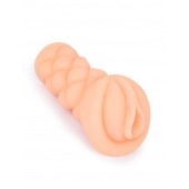 Телесный мастурбатор-вагина с вибропулей и эрекционными кольцами в комплекте - Sexy Girl - в Волжском купить с доставкой