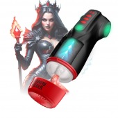 Интерактивный мастурбатор Raven с вакуумом, вибрацией и подсветкой - Shots Media BV - в Волжском купить с доставкой