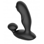 Черный вибромассажер простаты с вращающимся шариком - Secwell - в Волжском купить с доставкой