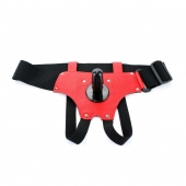 Красные трусики со штырьком для насадки - БДСМ Арсенал - купить с доставкой в Волжском