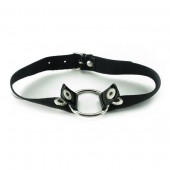 Кляп с кольцом и лаковым ремешком - БДСМ Арсенал - купить с доставкой в Волжском