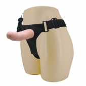 Реалистичный страпон-фаллоимитатор на трусиках Ultra Passionate Harness - 15 см. - Baile - купить с доставкой в Волжском