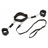 Ошейник с наручниками Bondage Collection Collar and Wristbands Plus Size - Lola Games - купить с доставкой в Волжском