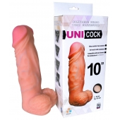 Фаллическая насадка Харнесс UNICOCK 10  - 25 см. - LOVETOY (А-Полимер) - купить с доставкой в Волжском