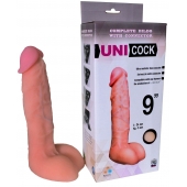 Фаллическая насадка Харнесс UNICOCK 9  - 24 см. - LOVETOY (А-Полимер) - купить с доставкой в Волжском