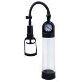 Чёрная вакуумная помпа A-toys с манометром и прозрачной колбой - A-toys - в Волжском купить с доставкой