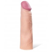 Реалистичная насадка с ярко выраженной головкой - 16,5 см. - A-toys - в Волжском купить с доставкой