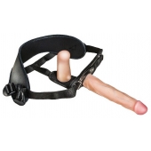 Женский страпон с вагинальной пробкой Woman Strap - 18 см. - LOVETOY (А-Полимер) - купить с доставкой в Волжском