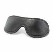 Кожаная маска на глаза - БДСМ Арсенал - купить с доставкой в Волжском