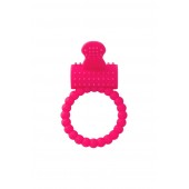 Розовое силиконовое виброкольцо A-toys - A-toys - в Волжском купить с доставкой