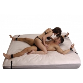 Бондаж для фиксации на кровати Frisky Bedroom Restraint Kit - XR Brands - купить с доставкой в Волжском