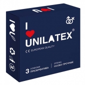 Ультрапрочные презервативы Unilatex Extra Strong - 3 шт. - Unilatex - купить с доставкой в Волжском