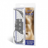 Утяжка на пенис и мошонку Cock Ring With 1.5  Ball Stretcher And Optional Weight Ring - BlueLine - купить с доставкой в Волжском
