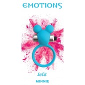 Голубое эрекционное виброколечко Emotions Minnie Breeze - Lola Games - в Волжском купить с доставкой