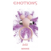 Розовое эрекционное виброколечко Emotions Minnie Light pink - Lola Games - в Волжском купить с доставкой