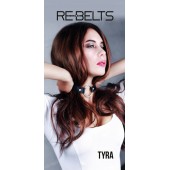 Чёрный кожаный чокер-кляп Tyra Black - Rebelts - купить с доставкой в Волжском