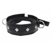 Полиуретановый ошейник с пуклями и D-кольцами Collar with Studs - Blush Novelties - купить с доставкой в Волжском
