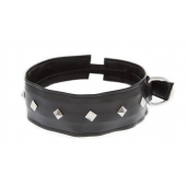 Полиуретановый ошейник с пуклями Collar with Studs - Blush Novelties - купить с доставкой в Волжском