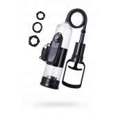 Вакуумная помпа A-toys с вибропулей и эрекционными кольцами - A-toys - в Волжском купить с доставкой