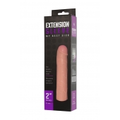 Насадка-удлинитель Extension sleeve телесного цвета - 18,5 см. - Sitabella - в Волжском купить с доставкой